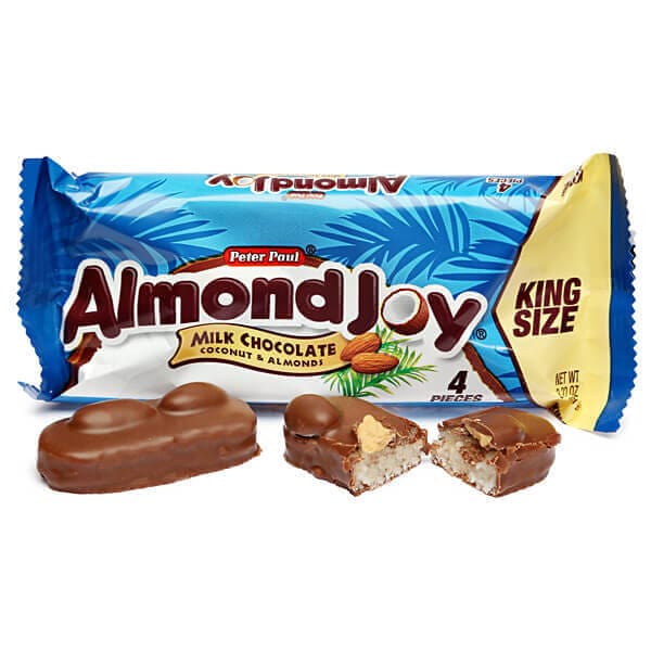 131780 01 almond joy king size candy bars 18 piece box - Candy Retailer almond joy king size candy bars piece box
