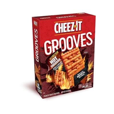 Scorchin Hot Cheddar Cheez It Grooves - Candy Retailer Scorchin Hot Cheddar Cheez It Grooves
