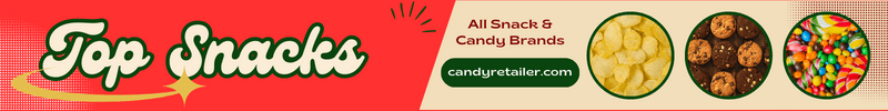 all snack and candy brands ad for candy retailer