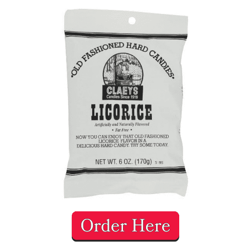 Claeys Old Fashioned Hard Candy Licorice oz Bag