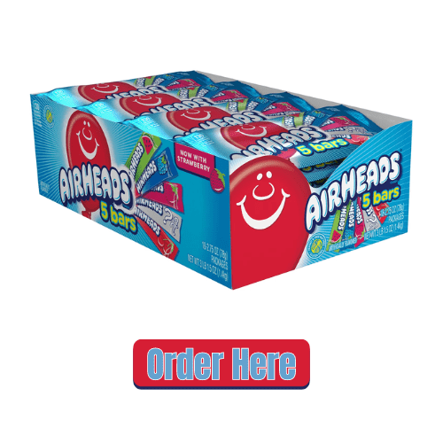 Airheads Candy Colors and Flavors at Candy Retailer - Candy Retailer Airheads Candy Colors and Flavors at Candy Retailer