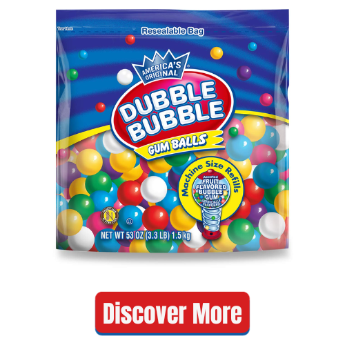 Assorted Dubble Bubble Gumballs at Candy Retailer - Candy Retailer Assorted Dubble Bubble Gumballs at Candy Retailer