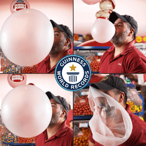 Bubble Yum Guinness World Record - Candy Retailer Bubble Yum Guinness World Record