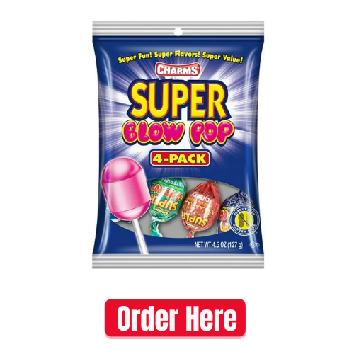 Super Blow Pop Assorted 4.5oz Bag 1 - Candy Retailer Super Blow Pop Assorted oz Bag