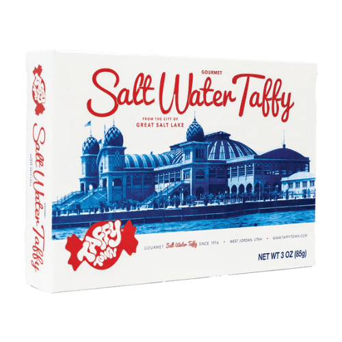 Assorted Salt Water Taffy Gift Box at Candy Retailer - Candy Retailer Assorted Salt Water Taffy Gift Box at Candy Retailer