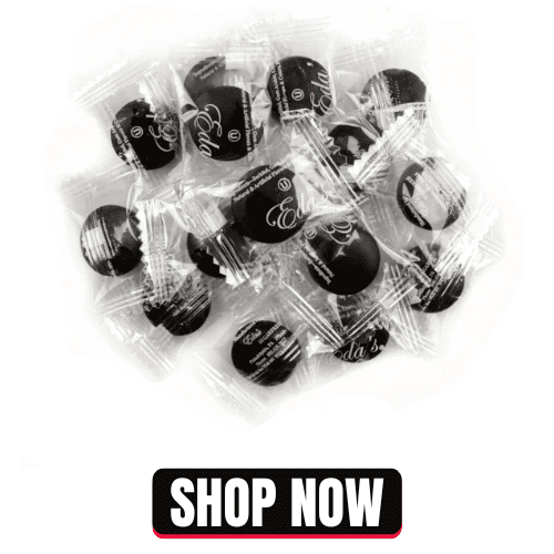 Edas Sugar Free Hard Candy Black Licorice - Candy Retailer Edas Sugar Free Hard Candy Black Licorice
