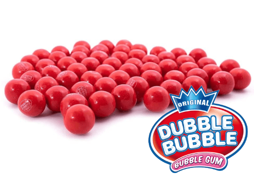 Dubble Bubble Hot Cinnamon Gumballs - Candy Retailer Dubble Bubble Hot Cinnamon Gumballs