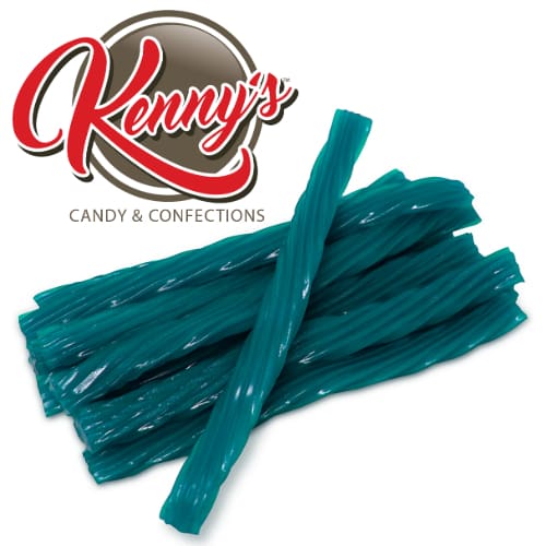 Kennys Blue Raspberry Licorice Twists - Candy Retailer Kennys Blue Raspberry Licorice Twists