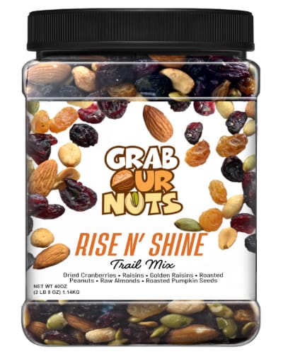 Grab Our Nuts Rise n Shine Trail Mix - Candy Retailer Grab Our Nuts Rise 'n Shine Trail Mix