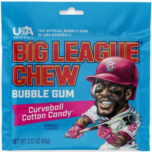 Big League Chew Cureball Cotton Candy - Candy Retailer Big League Chew Cureball Cotton Candy