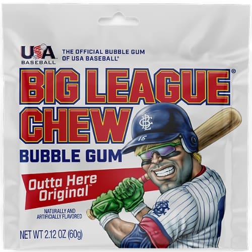 Big League Chew Outta Here Original 1 - Candy Retailer Big League Chew Outta Here Original