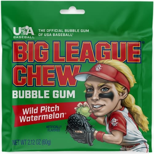 Big League Chew Wild Pitch Watermelon - Candy Retailer Big League Chew Wild Pitch Watermelon