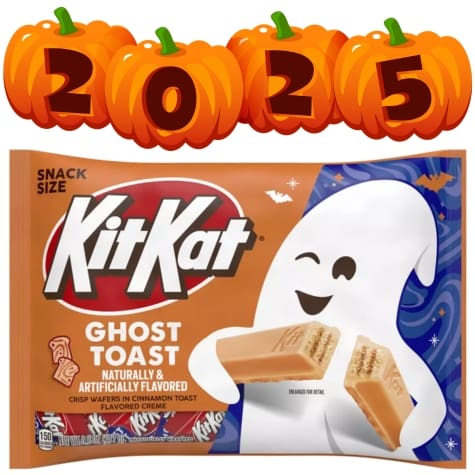 Kit Kat Halloween Ghost Toast - Candy Retailer Kit Kat Halloween Ghost Toast