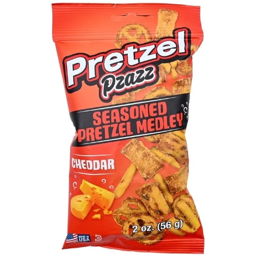 Pretzel Pzazz Cheddar - Candy Retailer Pretzel Pzazz Cheddar