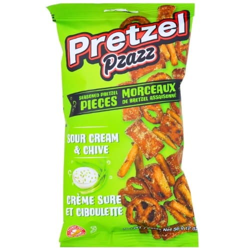 Pretzel Pzazz Sour Cream and Chive - Candy Retailer Pretzel Pzazz Sour Cream and Chive