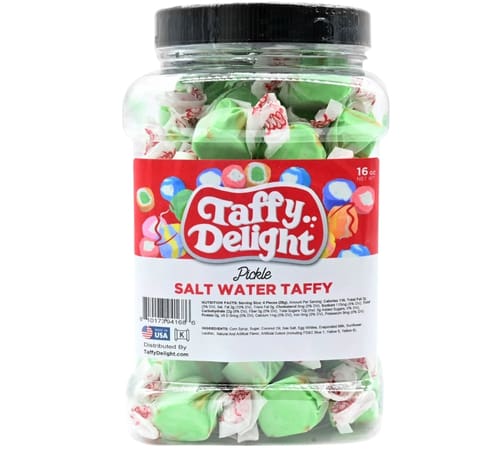 Taffy Delight Pickle Salt Water Taffy - Candy Retailer Taffy Delight Pickle Salt Water Taffy
