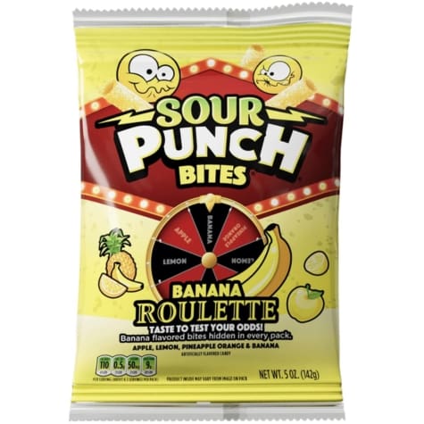 Banana Roulette Sour Punch Bites