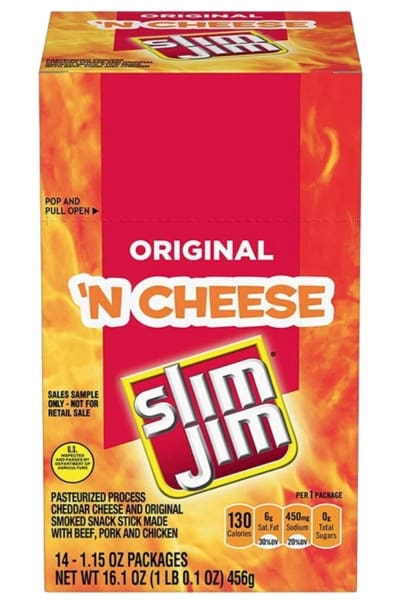 Slim Jim Original n Cheese - Candy Retailer Slim Jim Original n Cheese