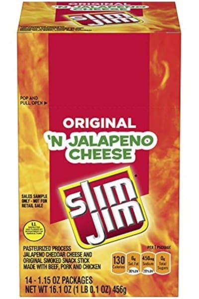 Slim Jim Original n Jalapeno Cheese - Candy Retailer Slim Jim Original n Jalapeno Cheese