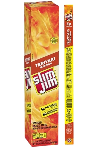 Slim Jim Teriyaki - Candy Retailer Slim Jim Teriyaki