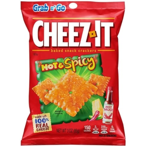 Cheez-It Hot and Spicy - Candy Retailer CheezIt Hot and Spicy