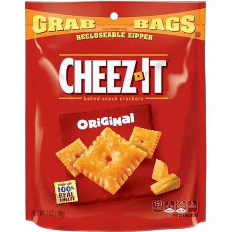Cheez-It Original Grab Bags - Candy Retailer CheezIt Original Grab Bags