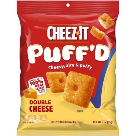 Cheez-It Puffd Double Cheese - Candy Retailer CheezIt Puffd Double Cheese