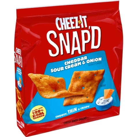 Cheez-It Snapd Cheddar Sour Cream and Onion - Candy Retailer CheezIt Snapd Cheddar Sour Cream and Onion