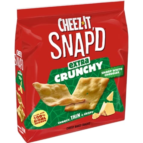 Cheez-It Snapd Sharp White Cheddar - Candy Retailer CheezIt Snapd Sharp White Cheddar