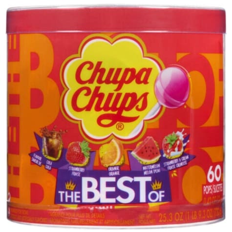 Chupa Chups Lollipops 60ct Tub - Candy Retailer Chupa Chups Lollipops ct Tub
