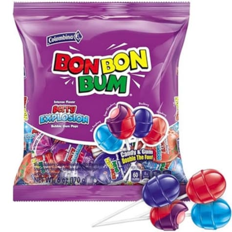 Colombina Berry Explosion Bon Bon Bums - Candy Retailer Colombina Berry Explosion Bon Bon Bums