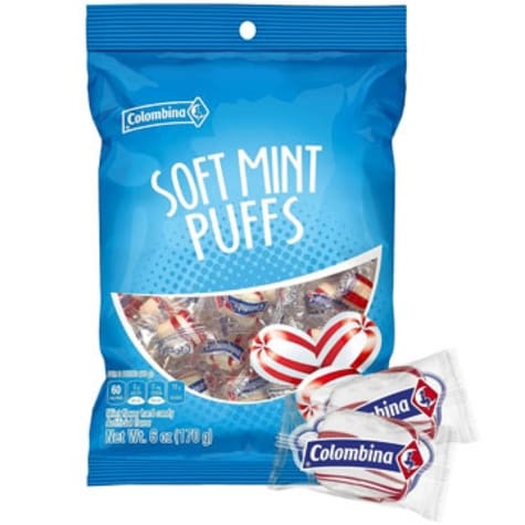 Colombina Soft Peppermint Puffs - Candy Retailer Colombina Soft Peppermint Puffs