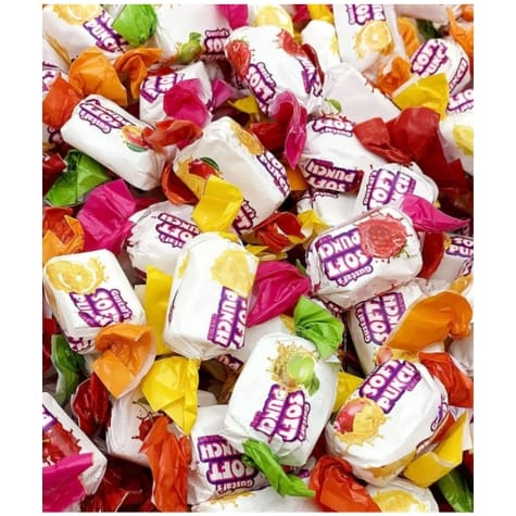 Gustafs Assorted Soft Punch Chews 5lb Bag - Candy Retailer Gustafs Assorted Soft Punch Chews lb Bag