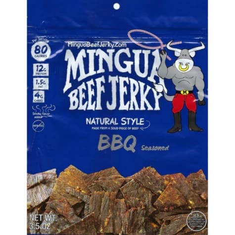 Mingua BBQ Beef Jerky - Candy Retailer Mingua BBQ Beef Jerky