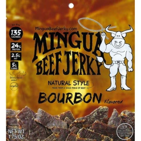 Mingua Bourbon Beef Jerky - Candy Retailer Mingua Bourbon Beef Jerky