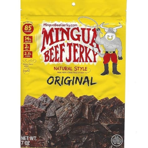 Mingua Original Beef Jerky - Candy Retailer Mingua Original Beef Jerky
