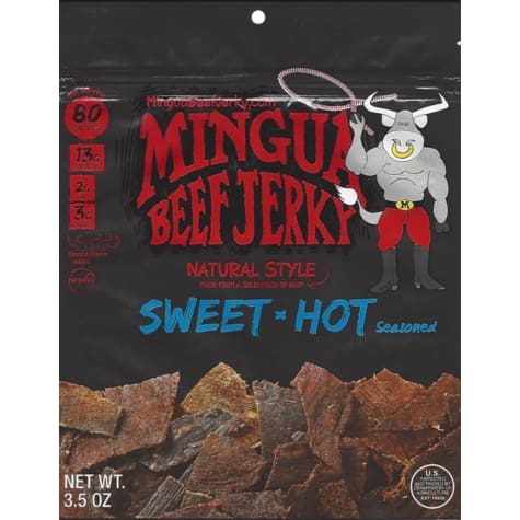 Mingua Sweet-Hot Beef Jerky - Candy Retailer Mingua SweetHot Beef Jerky