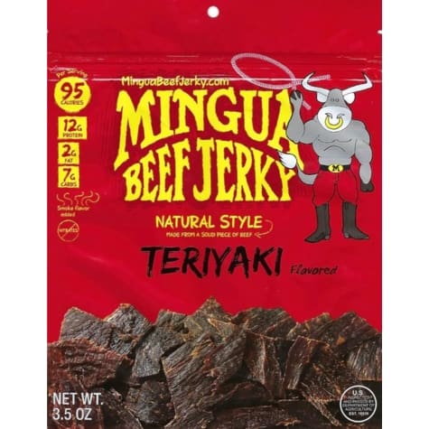 Mingua Teriyaki Beef Jerky - Candy Retailer Mingua Teriyaki Beef Jerky