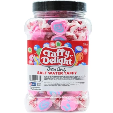 Taffy Delight Cotton Candy Salt Water Taffy - Candy Retailer Taffy Delight Cotton Candy Salt Water Taffy