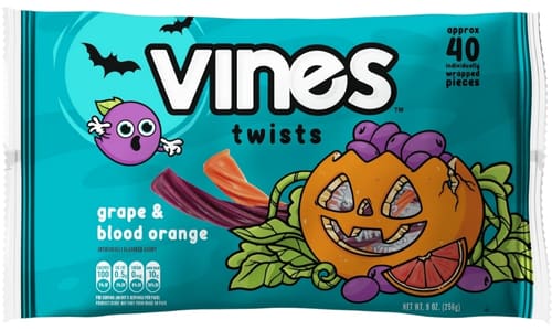 Vines Individually Wrapped Halloween Twists - Candy Retailer Vines Individually Wrapped Halloween Twists