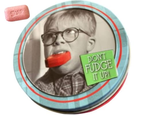 A Christmas Story Dont Fudge It Up Sour Cherry Soap Shaped Candy - Candy Retailer A Christmas Story Dont Fudge It Up Sour Cherry Soap Shaped Candy