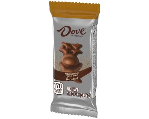 Dove Christmas Peanut Butter Reindeer - Candy Retailer Dove Christmas Peanut Butter Reindeer