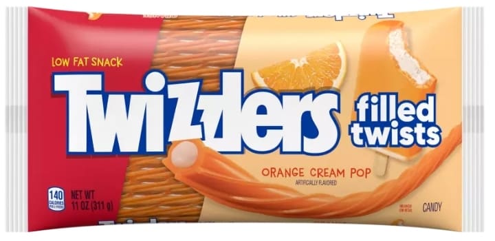 Orange Cream Pop Twizzlers