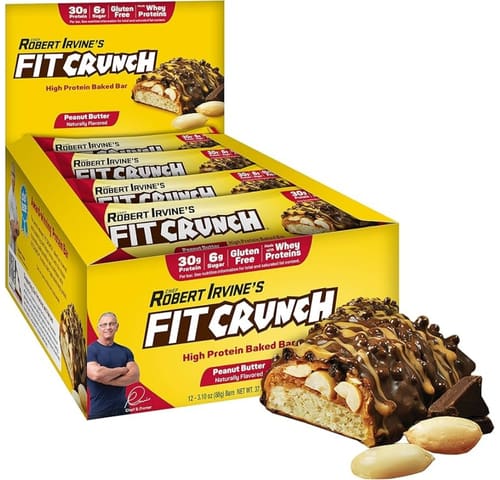 Peanut Butter Fit Crunch Protein Bars - Candy Retailer Peanut Butter Fit Crunch Protein Bars