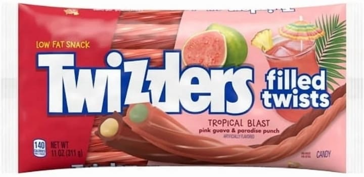Twizzlers Tropical Blast Filled Twists